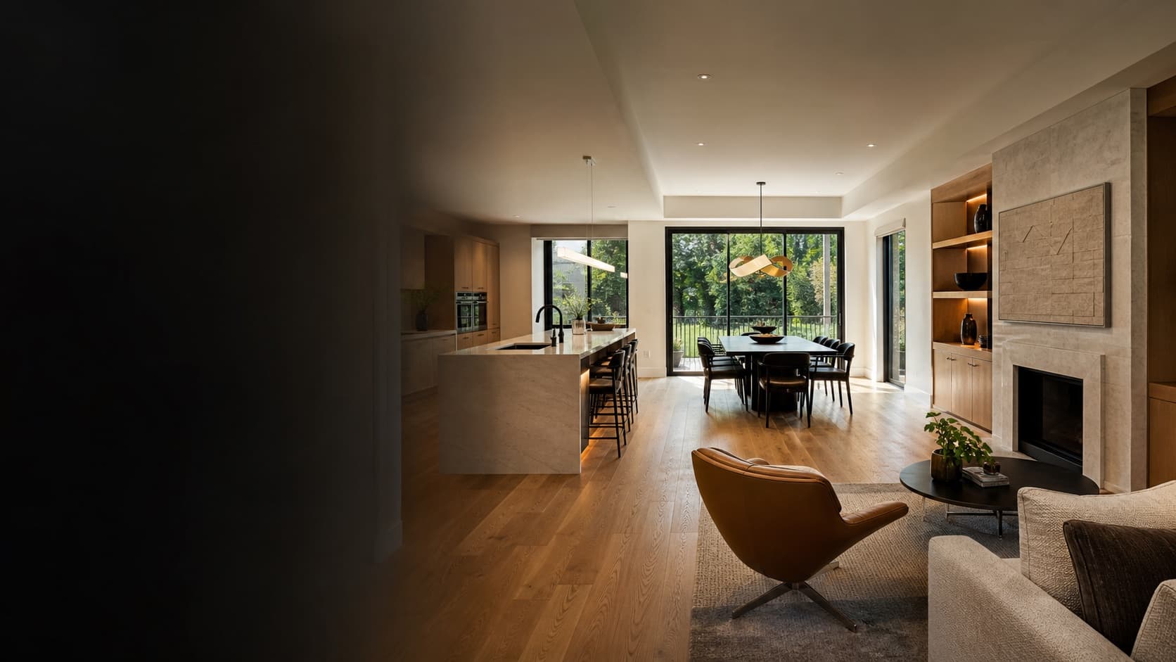Finished full-home renovation service area visual