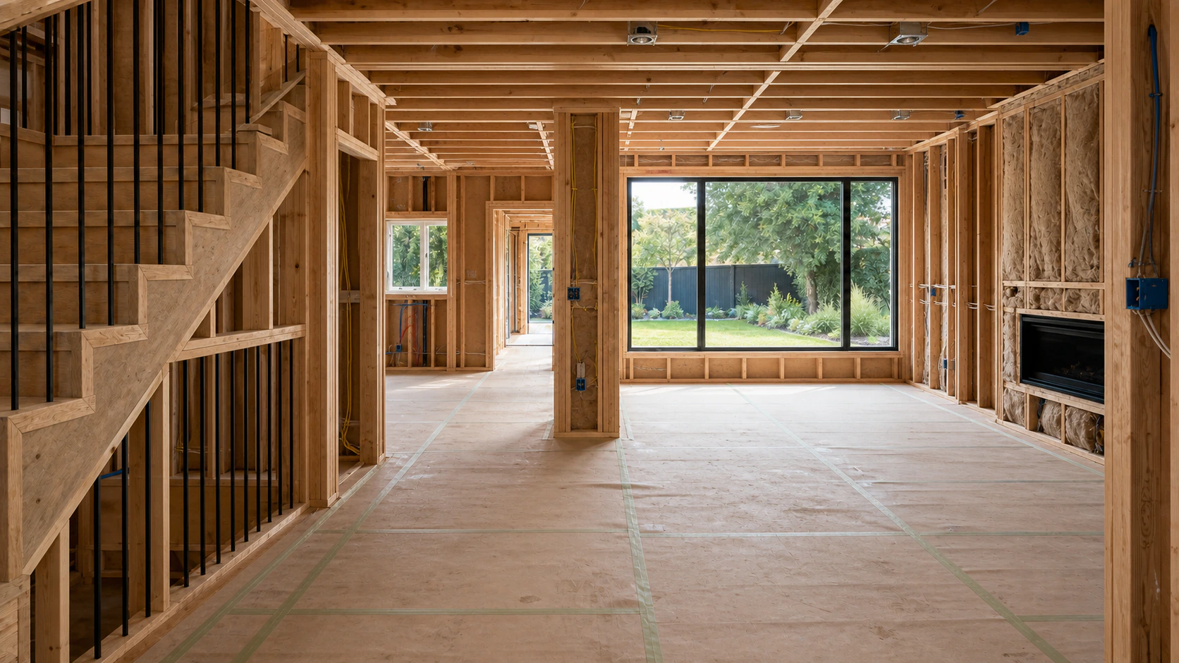 Residential framing and hidden building systems during renovation